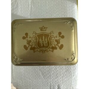 Disney Resort Walt Disney World Tin Small Gold